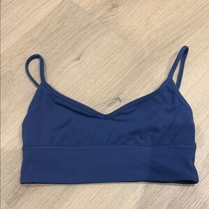 lululemon athletica Navy V-Neck Light Support Bralette
